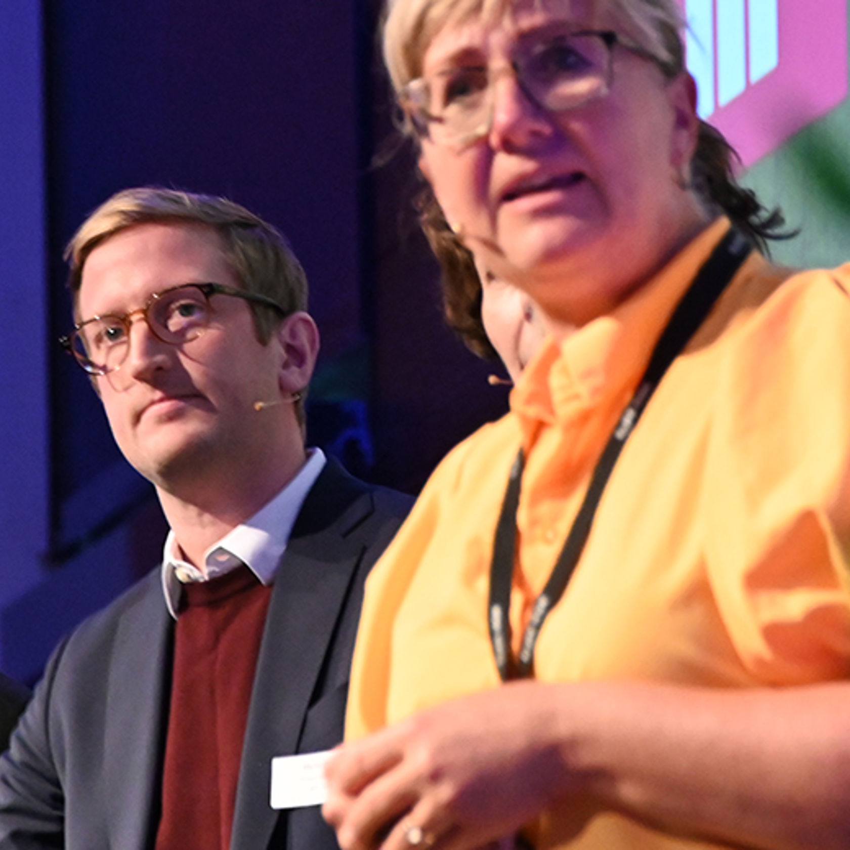 Stine Undrum og Martin Olsen i panelsamtale