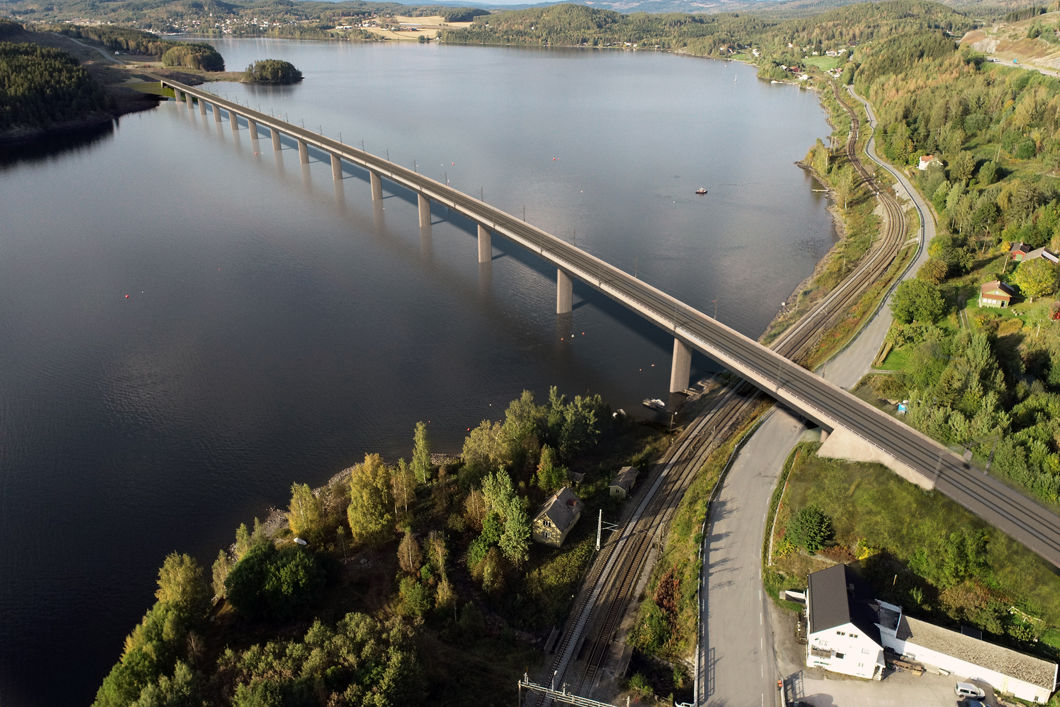 Illustrasjon av hvordan det skal se ut i området når utbyggingen er ferdig.